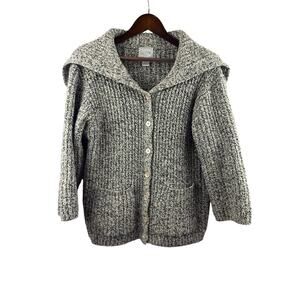 Women’s Cassini Large Gray Knit Cardigan